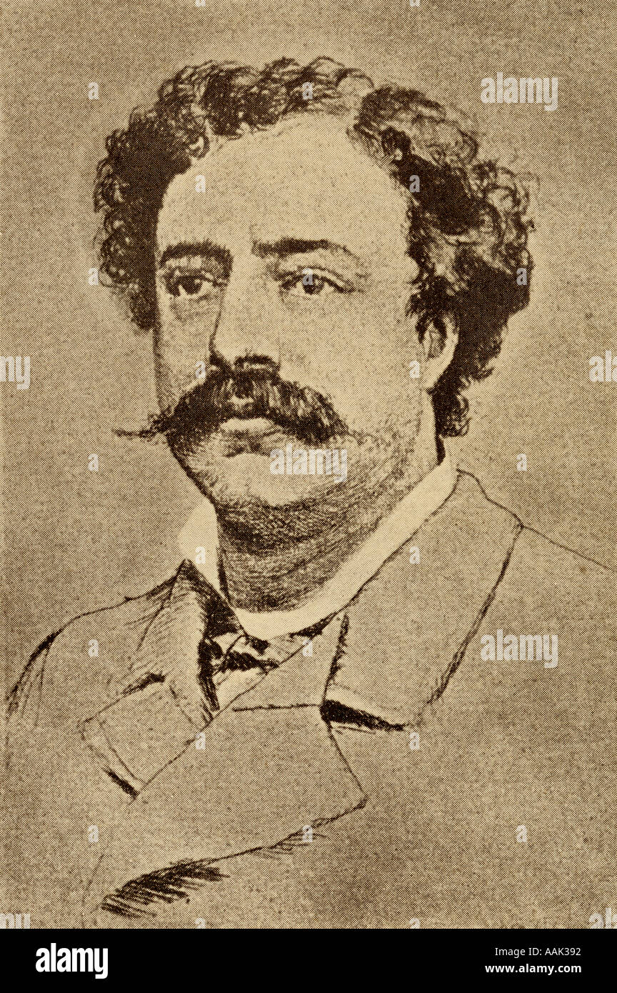 Edmondo de Amicis, 1846 -1908.  Italian novelist, journalist, poet and short-story writer Stock Photo