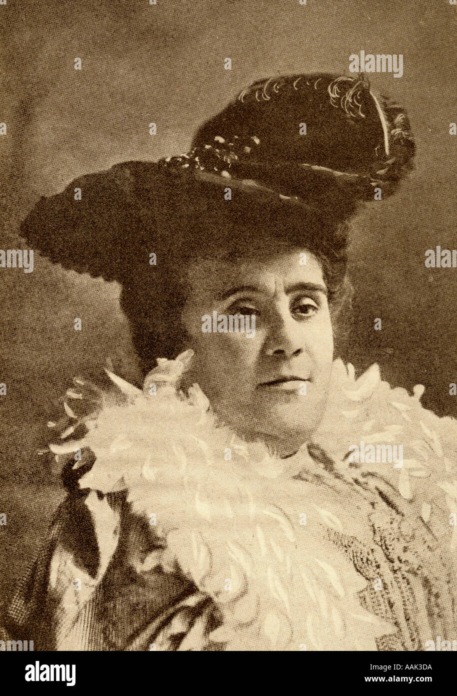 Matilde Serao, 1856 - 1927. Greek-born Italian journalist and novelist. Stock Photo