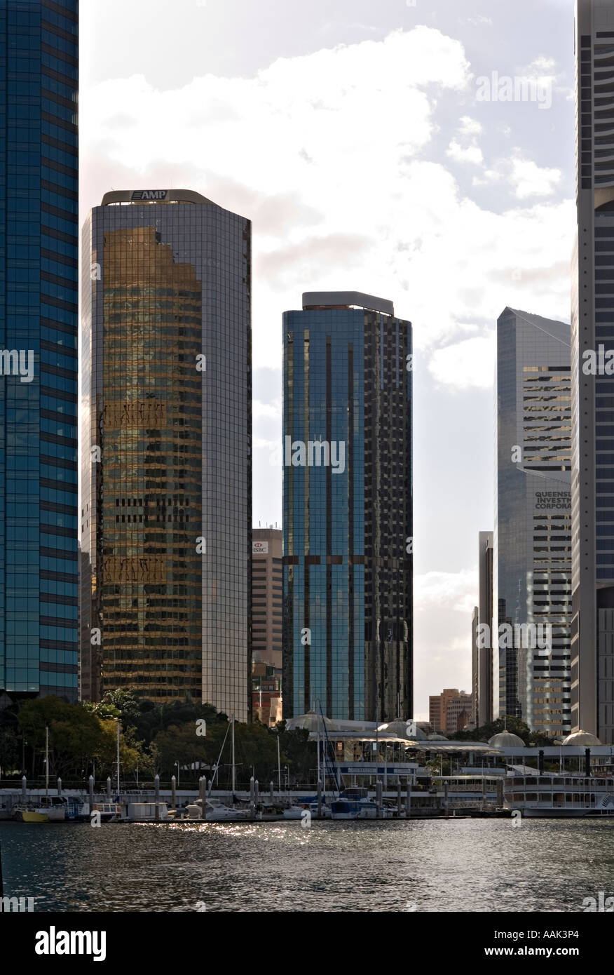 Commercial buildings in Brisbane Queensland Australia Stock Photo Alamy