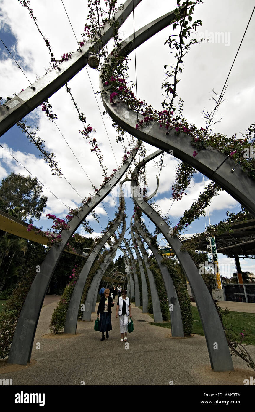 Gardens in Brisbane Queensland Australia Stock Photo