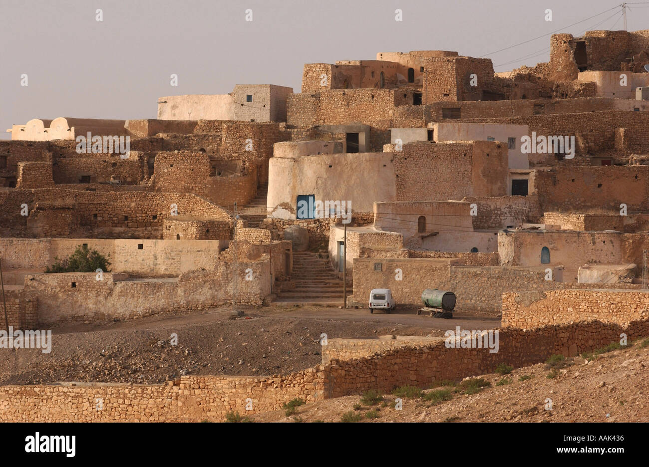 Village near Matmata Tunisia Stock Photo