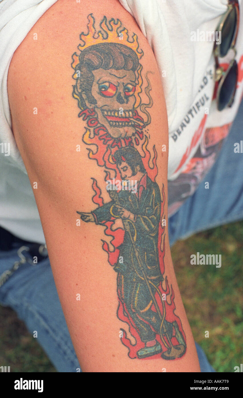 Rock'n'roll Tattoo High Resolution Stock Photography and Images - Alamy