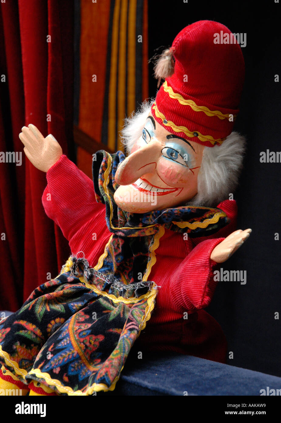 A Punch & Judy show in the grounds of St Pauls Church Covent Garden
