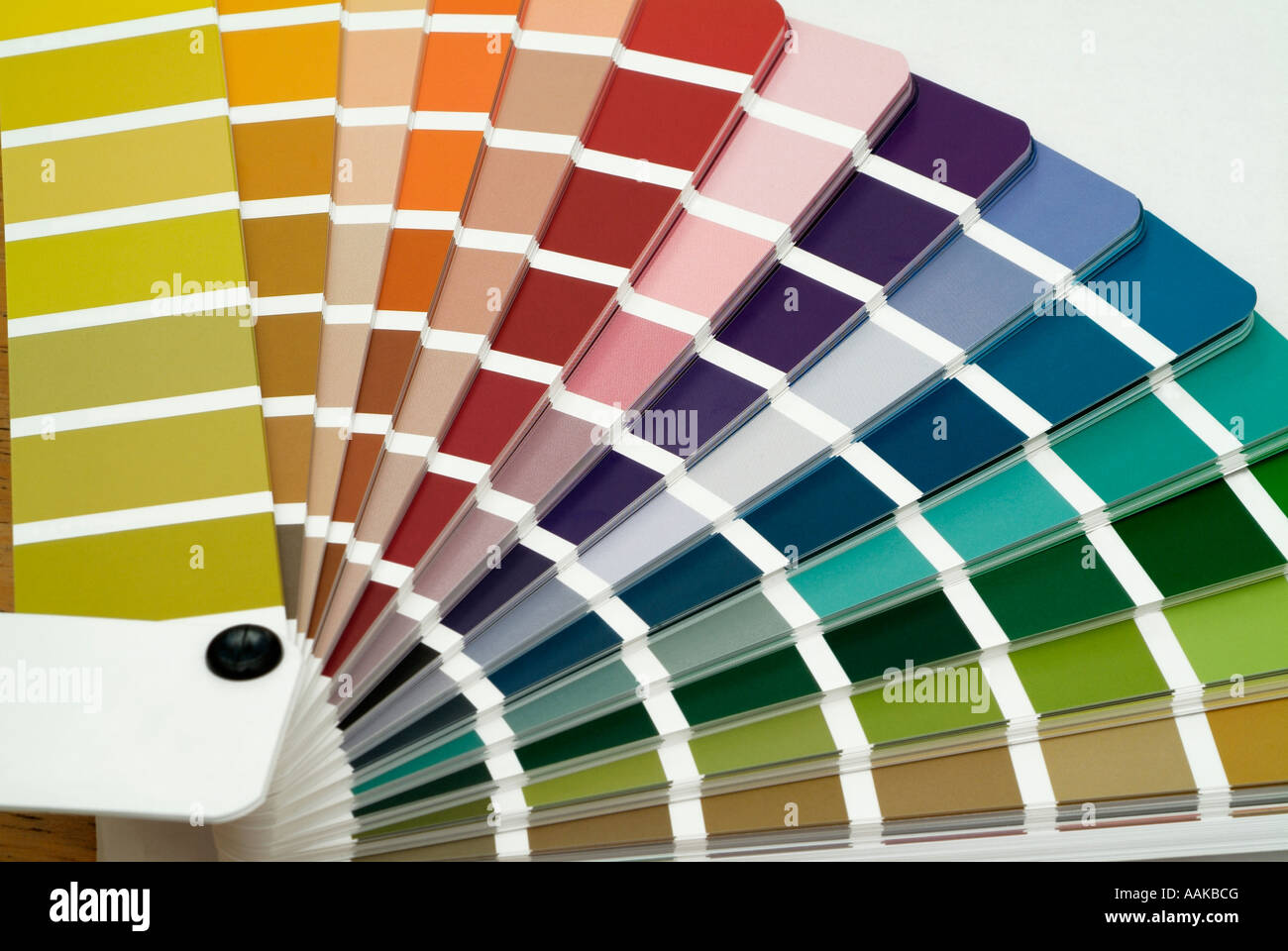 Color Chart Stock Photo