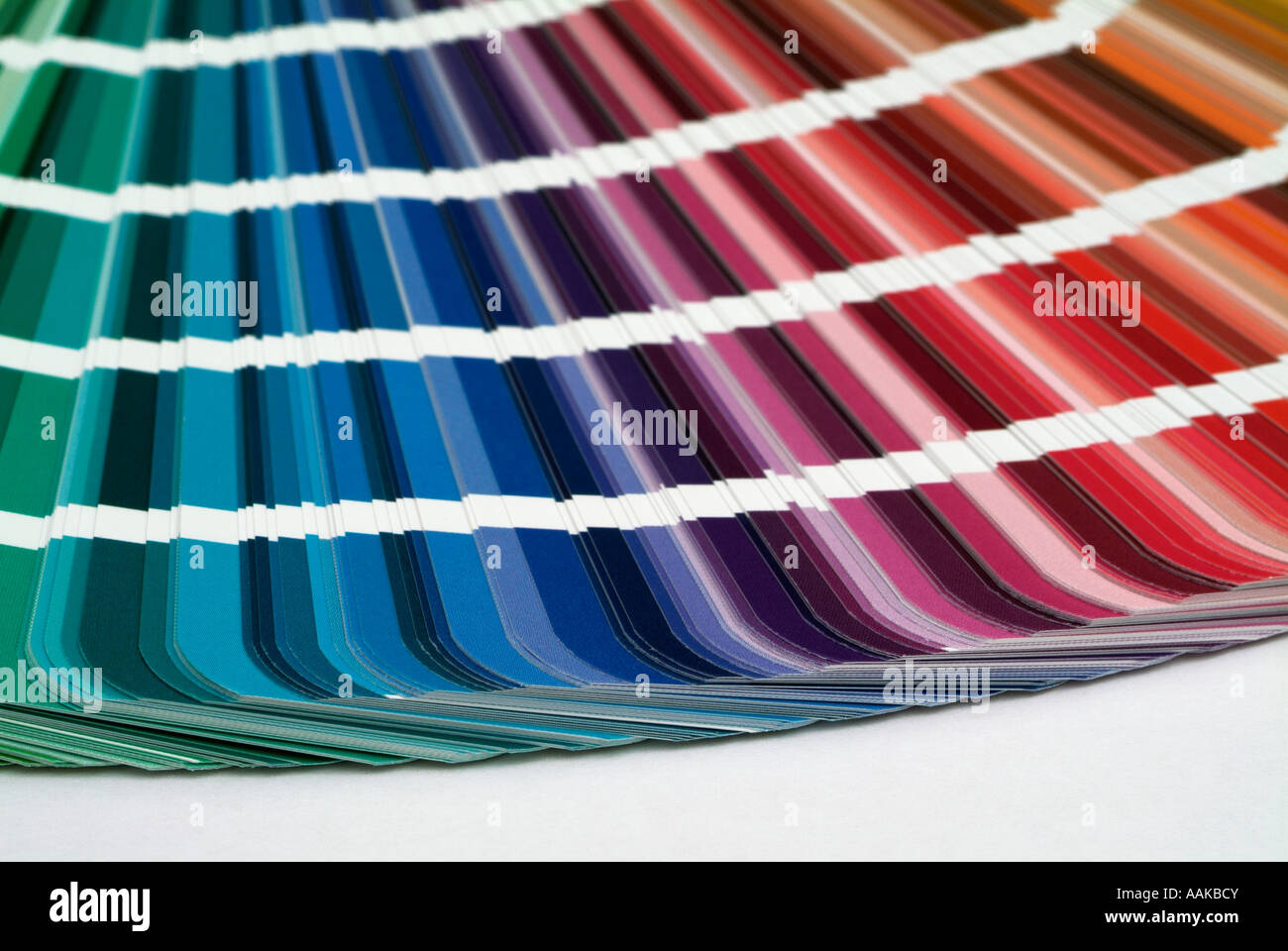 Color Chart Stock Photo