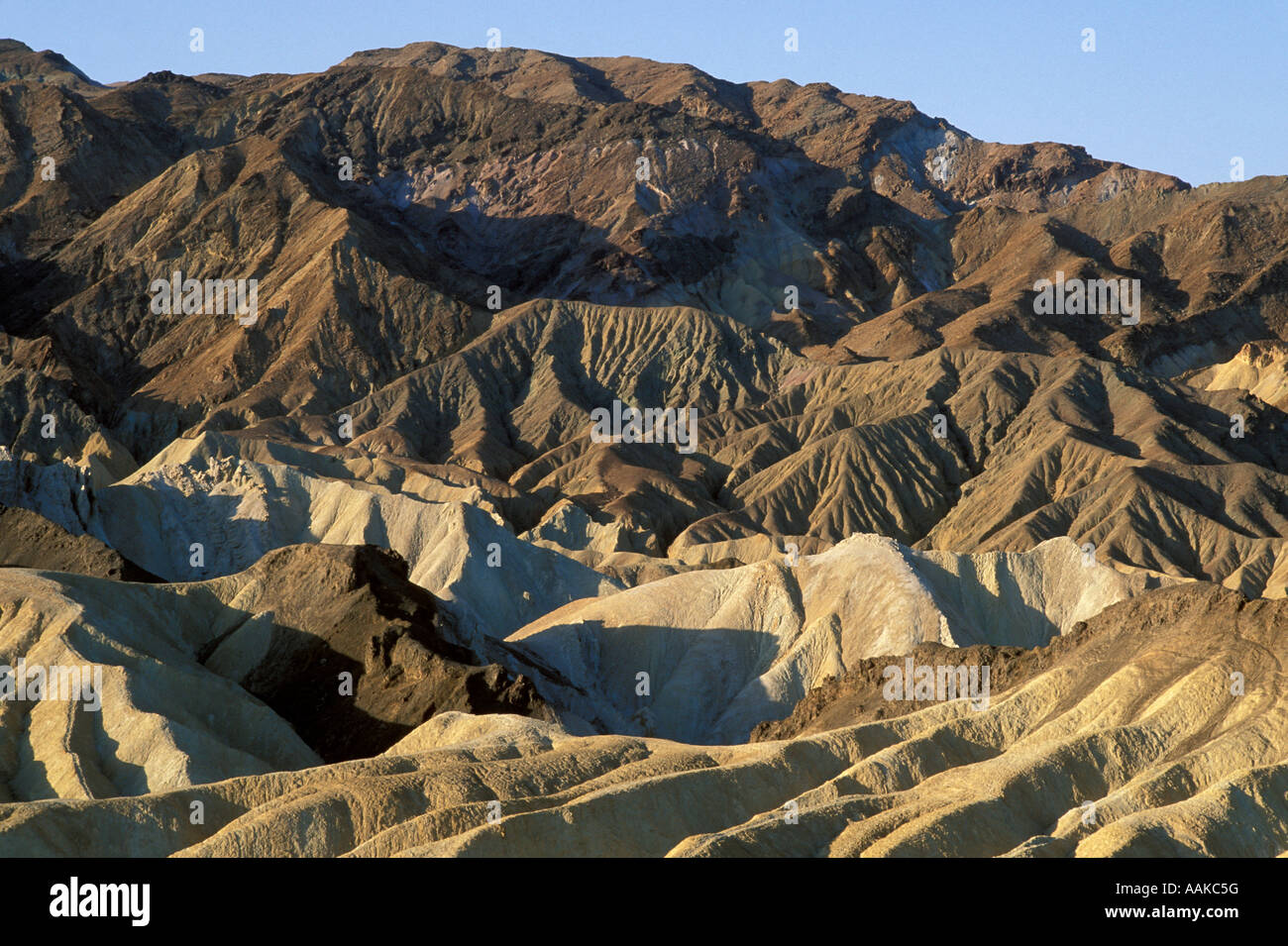 Death Valley National Park Zabriskie Point area California Stock Photo