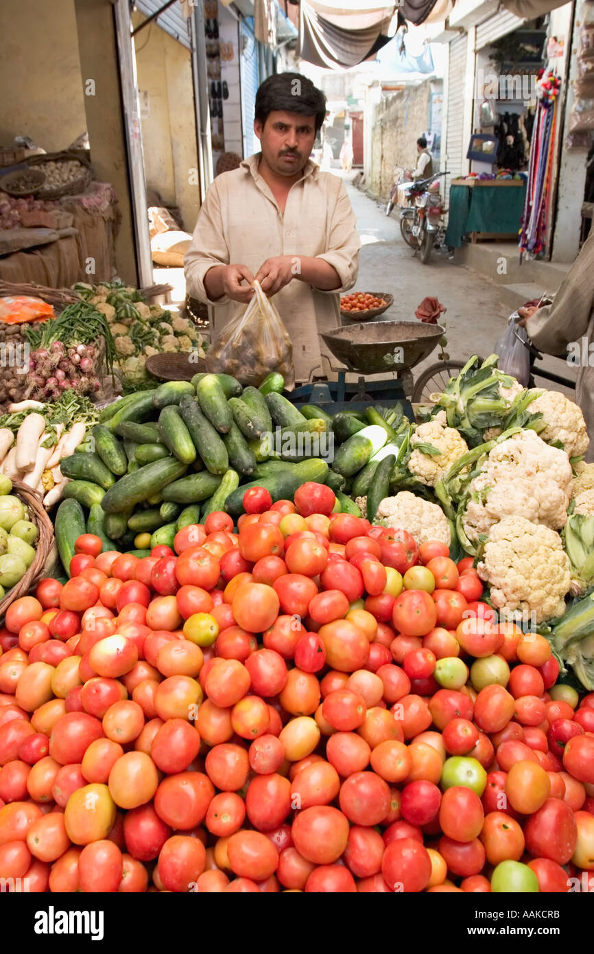 Vegetable Market Stall In Hassan Abdal Punjab Pakistan Stock Photo