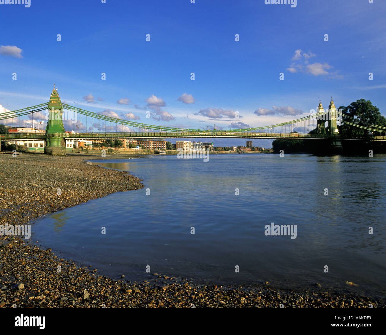 Hammersmith suspension bridge London United Kingdom Stock Photo Alamy