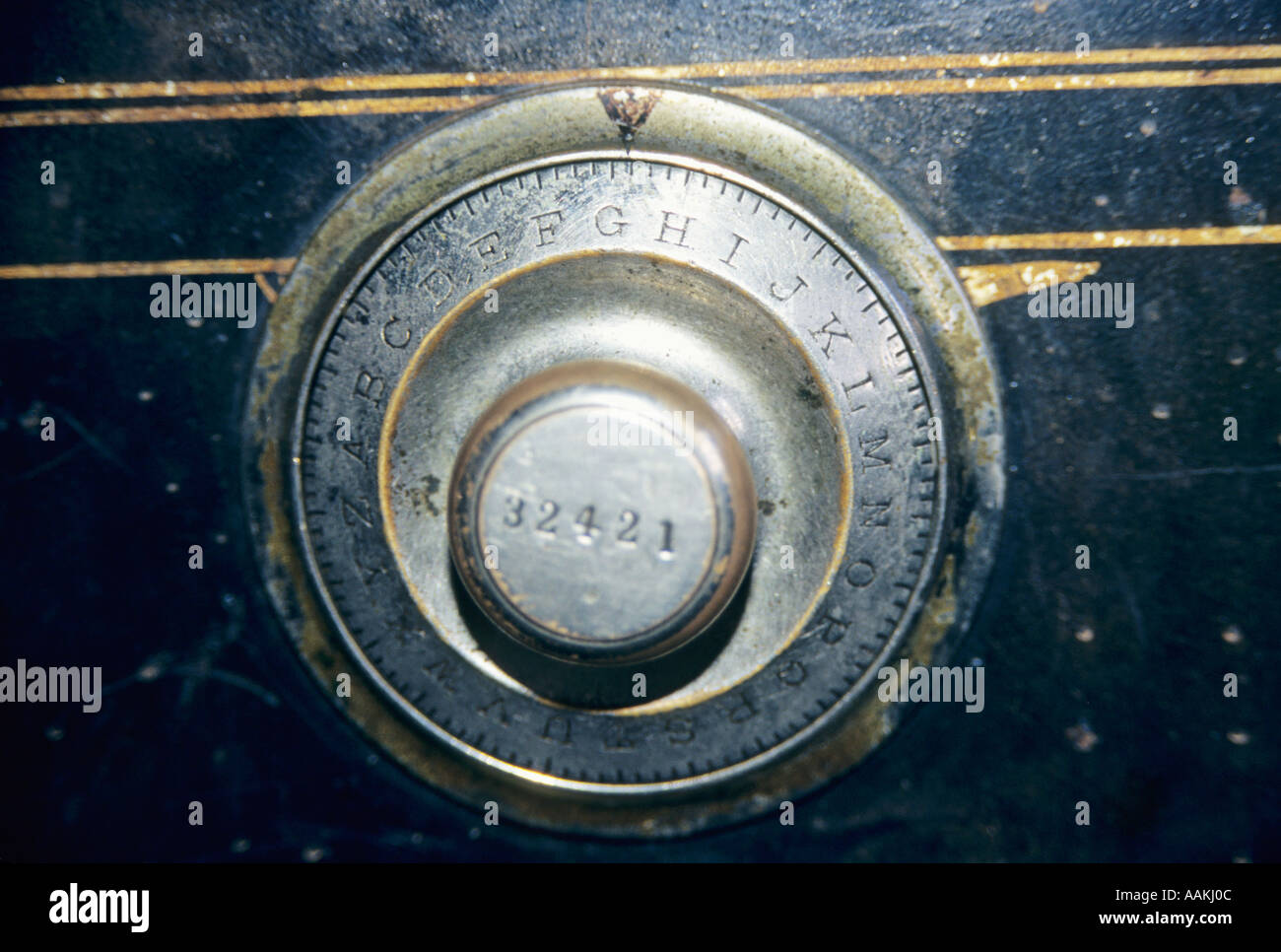 Old safe dial Stock Photo Alamy