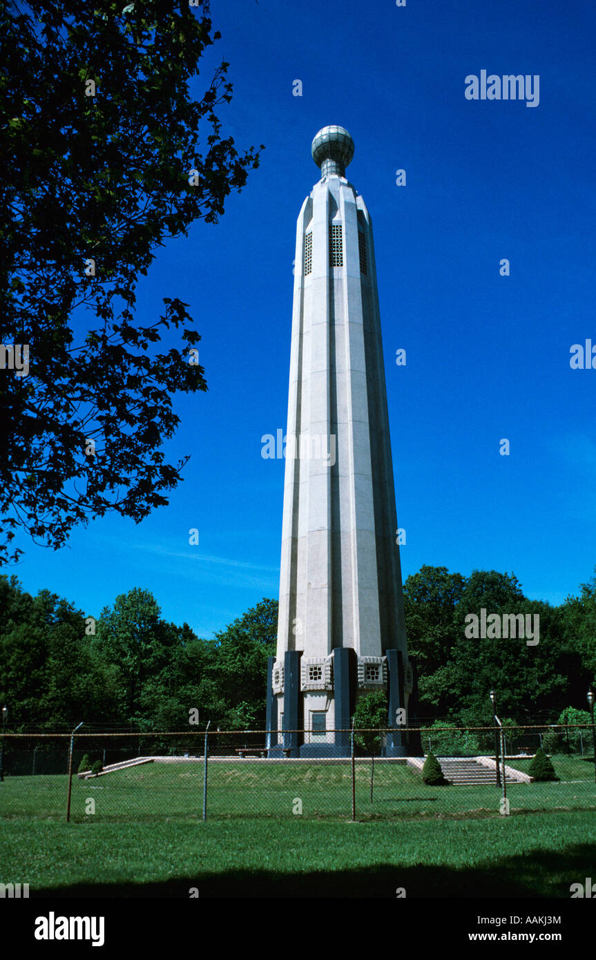 THE THOMAS EDISON MEMORIAL TOWER NEW JERSEY USA Stock Photo