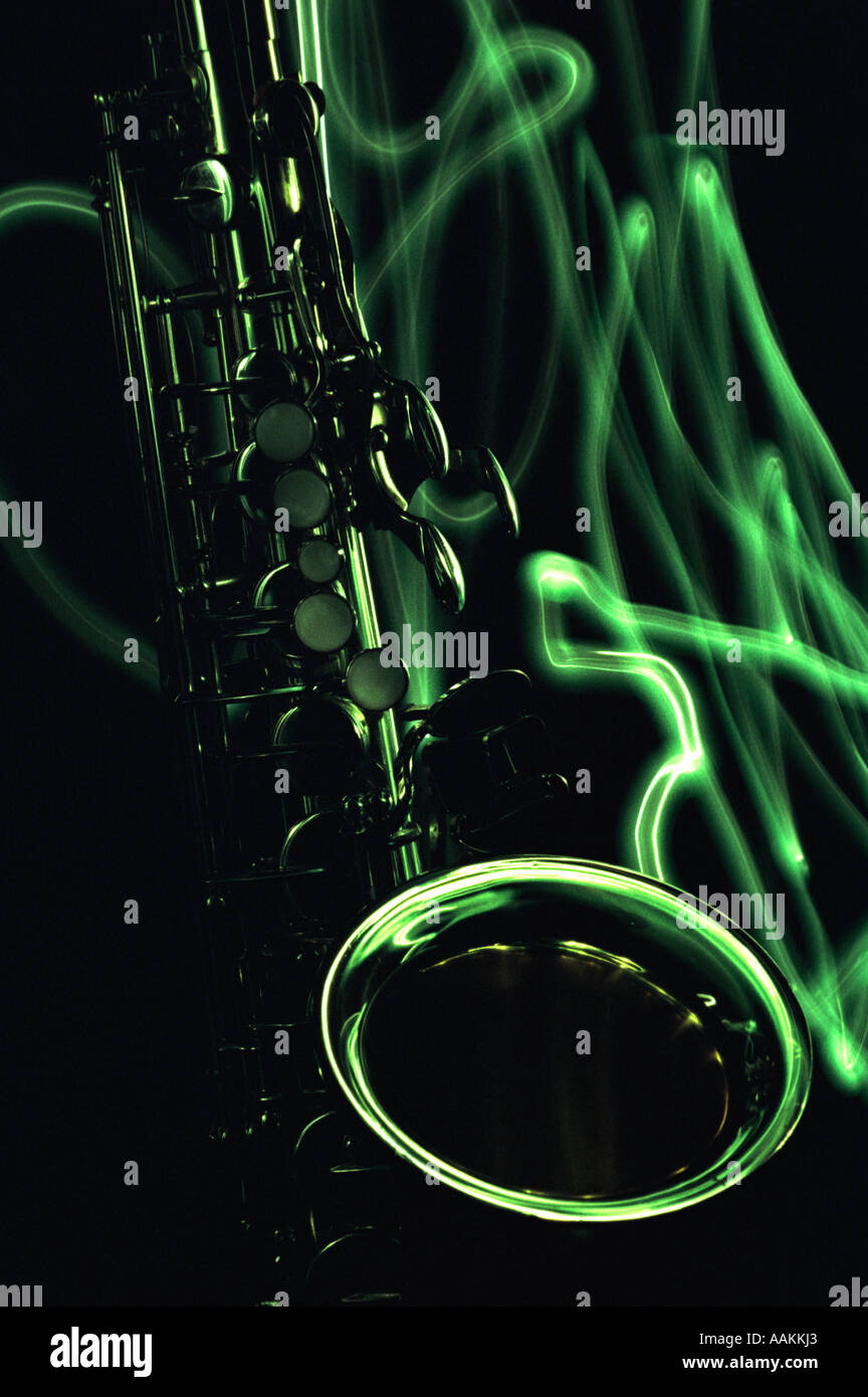 Saxophone Stock Photo