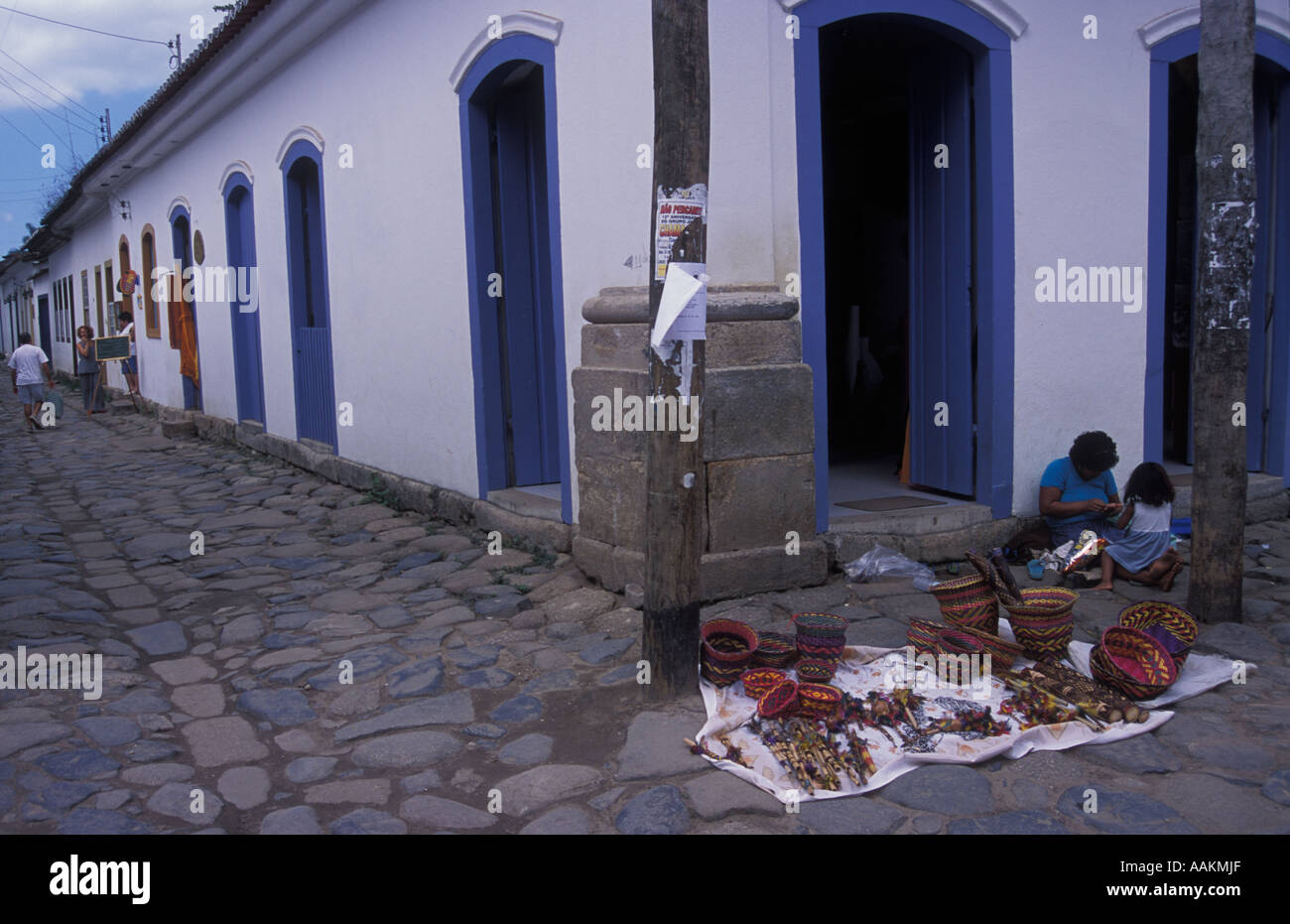 Parati - Costa Verde (Green Coast) - Rio de Janeiro state - Brazil. Stock Photo