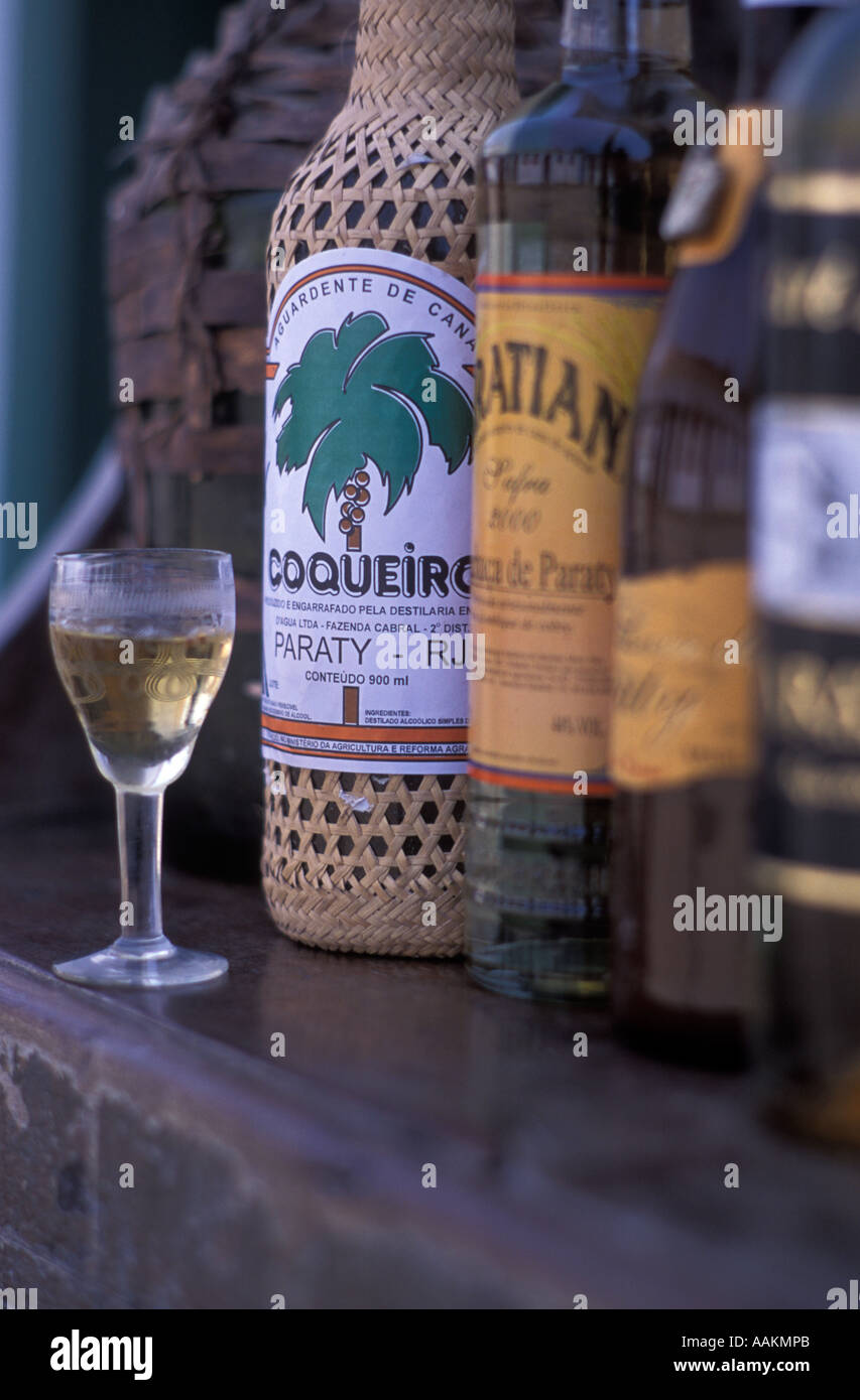 Cachaca Kind Of Brazilian Popular White Rum Sugar Cane Alcoholic Liquor Brazil Stock Photo Alamy
