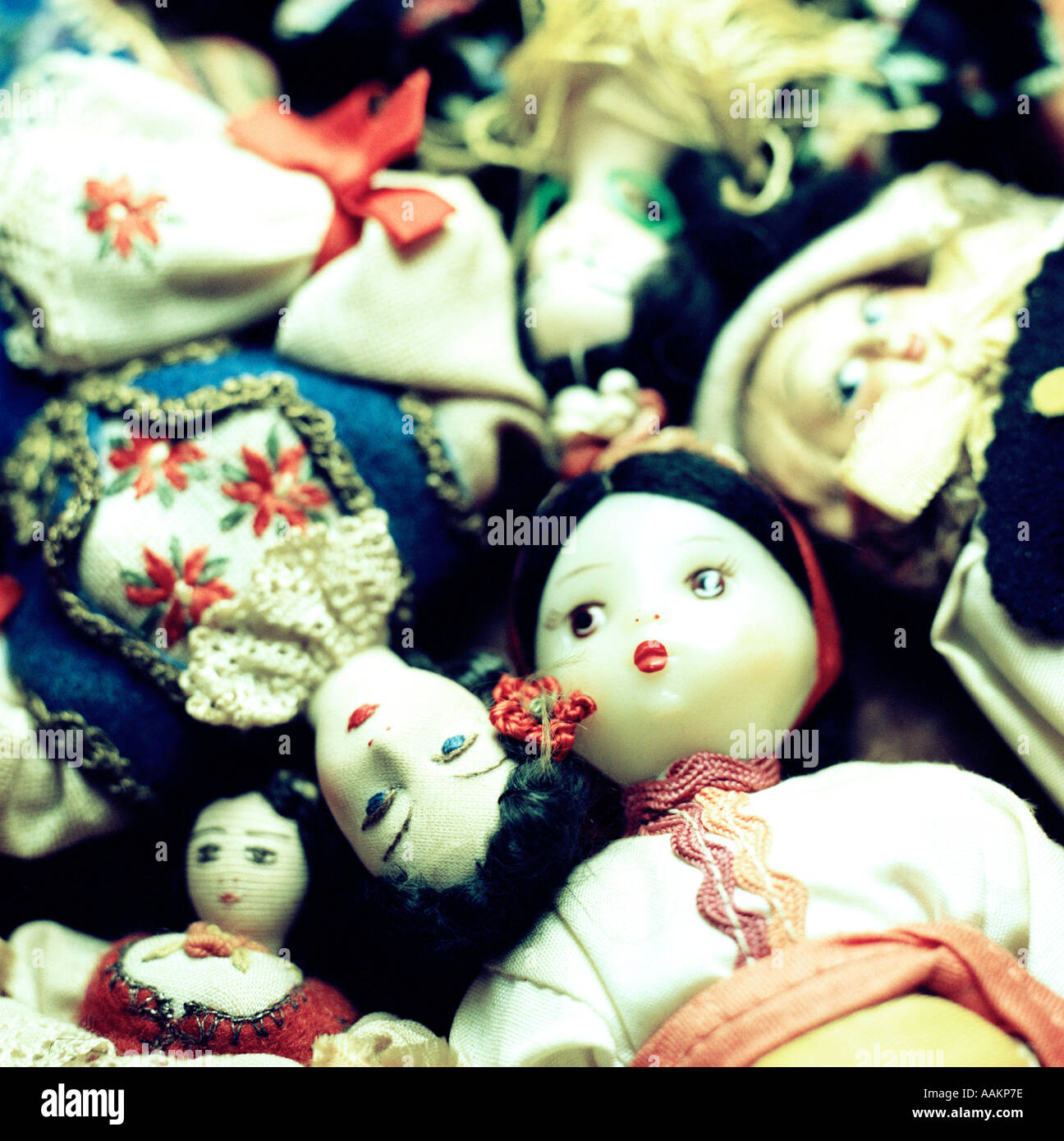 Ethnic Dolls Stock Photo