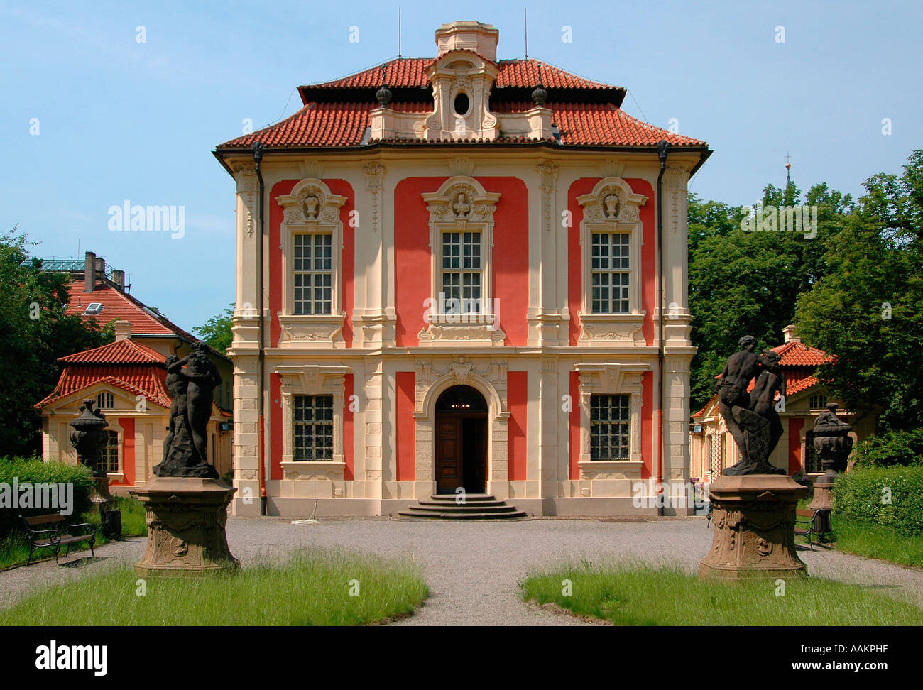 Facade Of Antonín Dvorak Museum ( Muzeum Antonína Dvoraka ) Built In ...