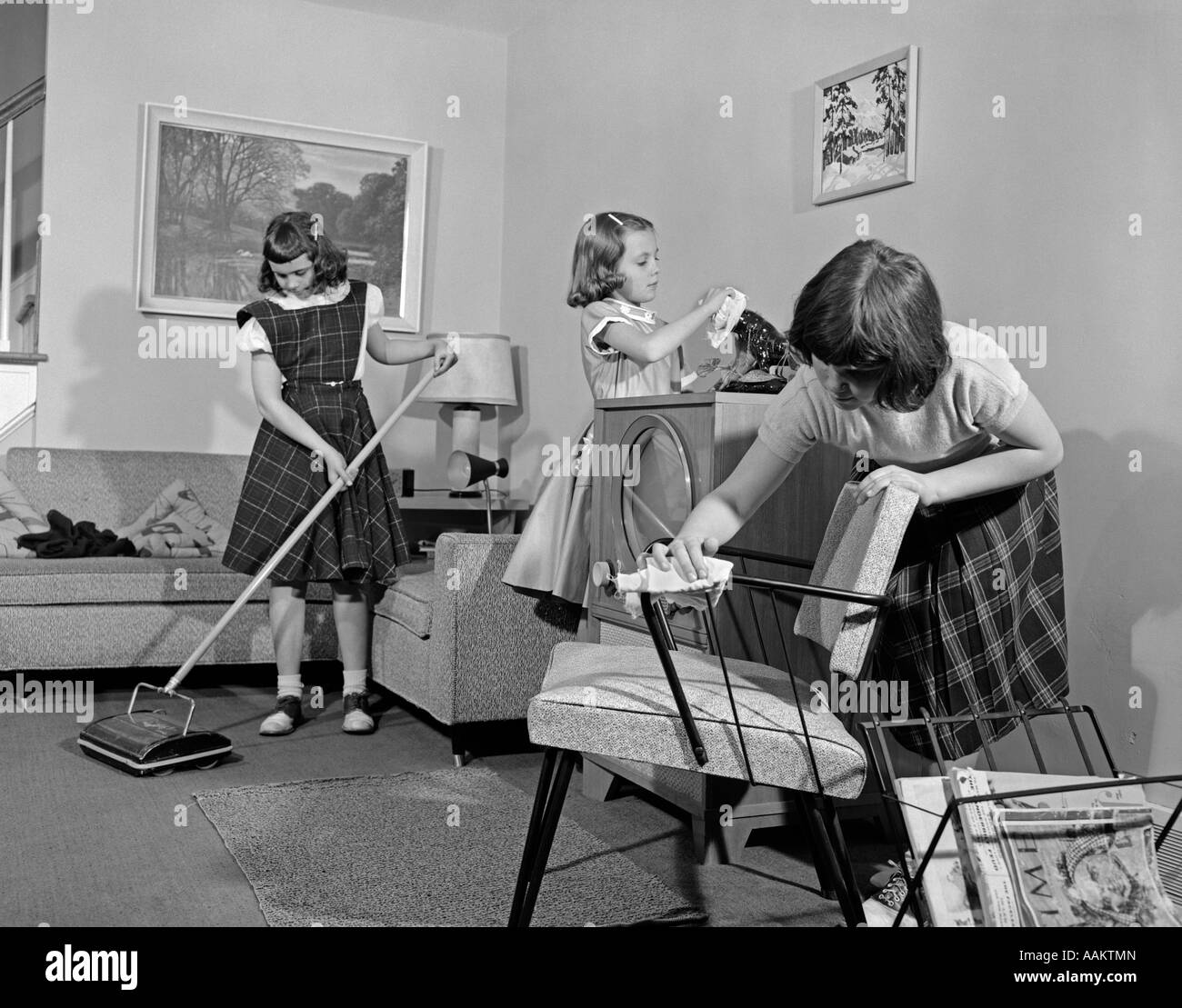 Vacuuming The Family Room Vacuuming The Family Room