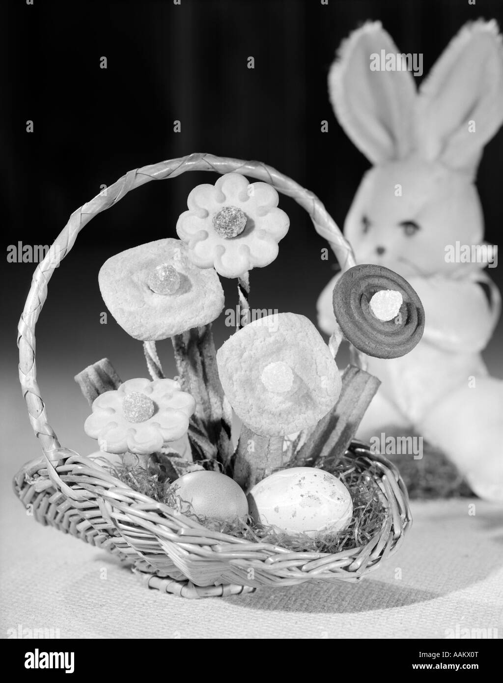 Easter eggs in vintage Black and White Stock Photos & Images - Alamy