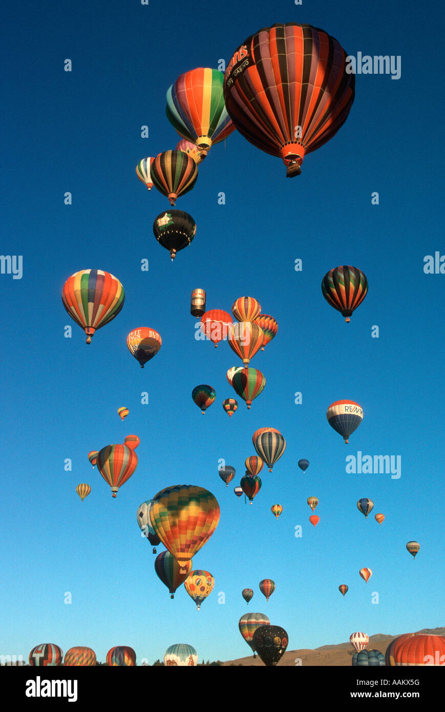 1990s HOT AIR BALLOONS RENO NEVADA Stock Photo Alamy
