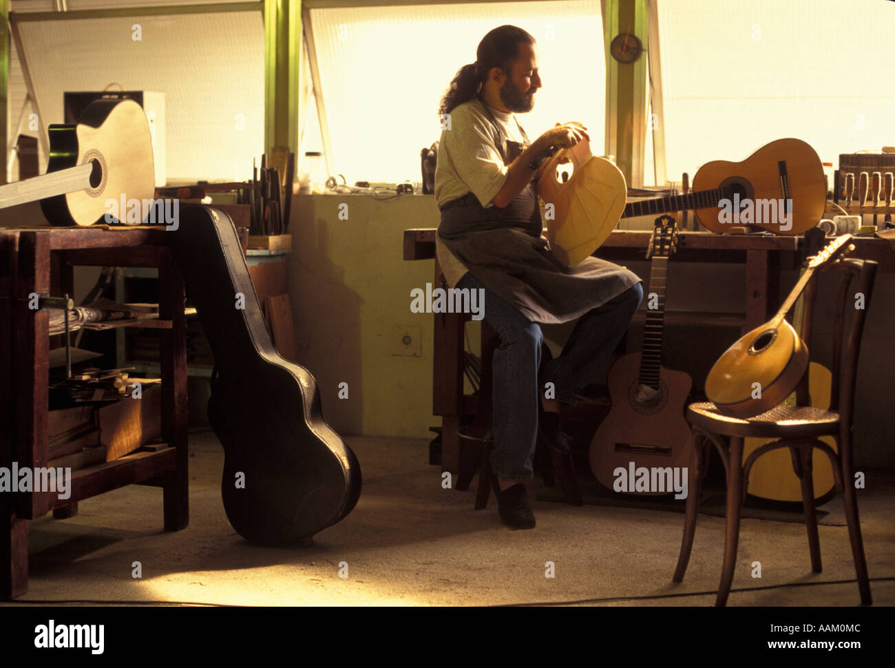 Luthier, artesanal production of string instruments Stock Photo Alamy