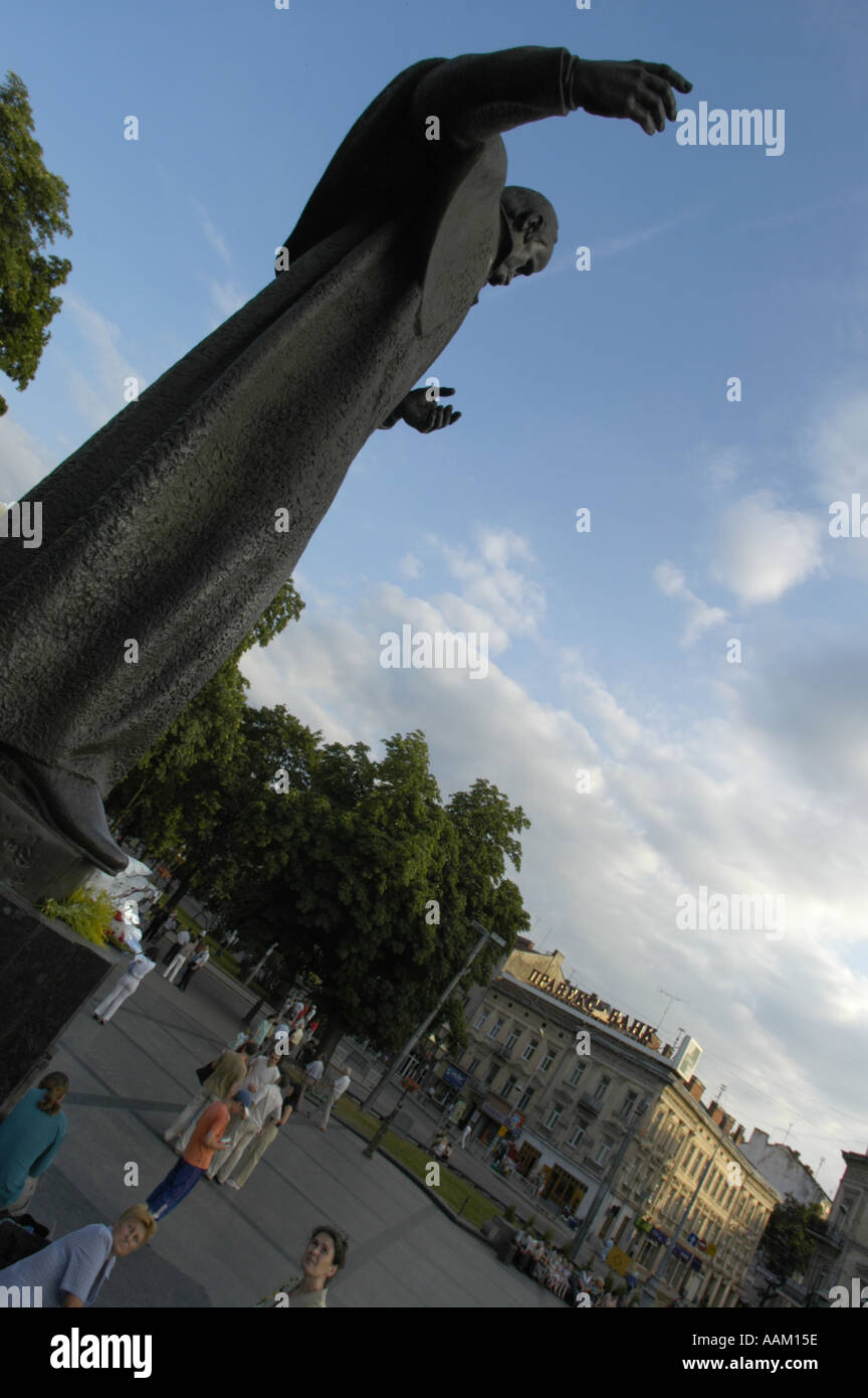 Lviv, Taras Schewtschenko / Sevcenko monument, ukrainian poet Stock ...