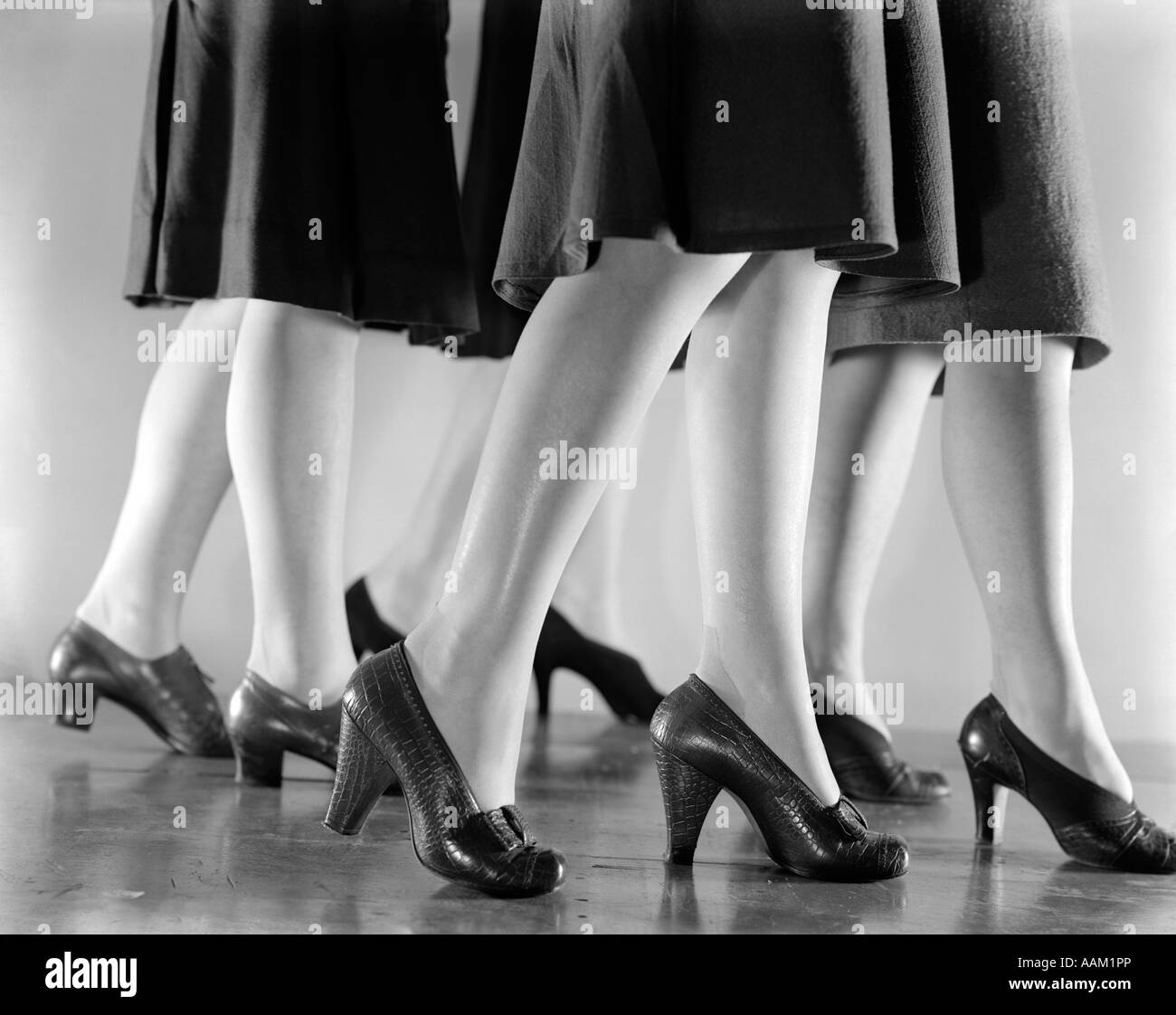 Stockings legs Black and White Stock Photos & Images - Alamy