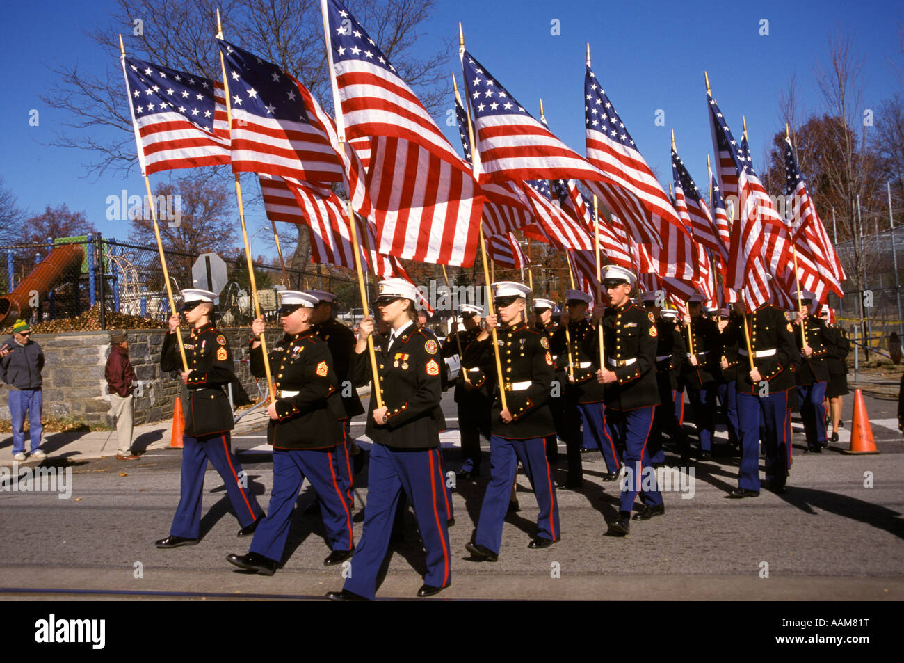 Veterans marching united states hires stock photography and images Alamy