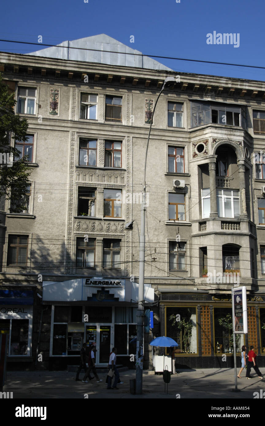 Chisinau, Bulevardul Stefan cel Mare Stock Photo Alamy