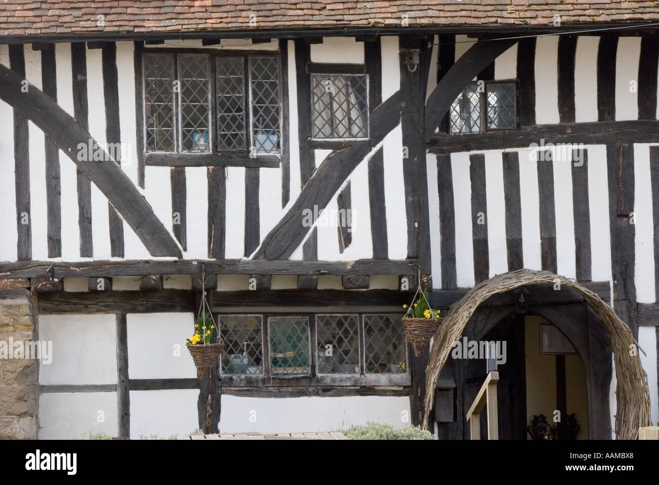 Timber framed house in Battle East Sussex Stock Photo