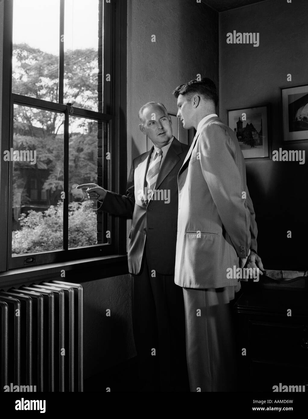 Nostalgic man window Black and White Stock Photos & Images - Alamy