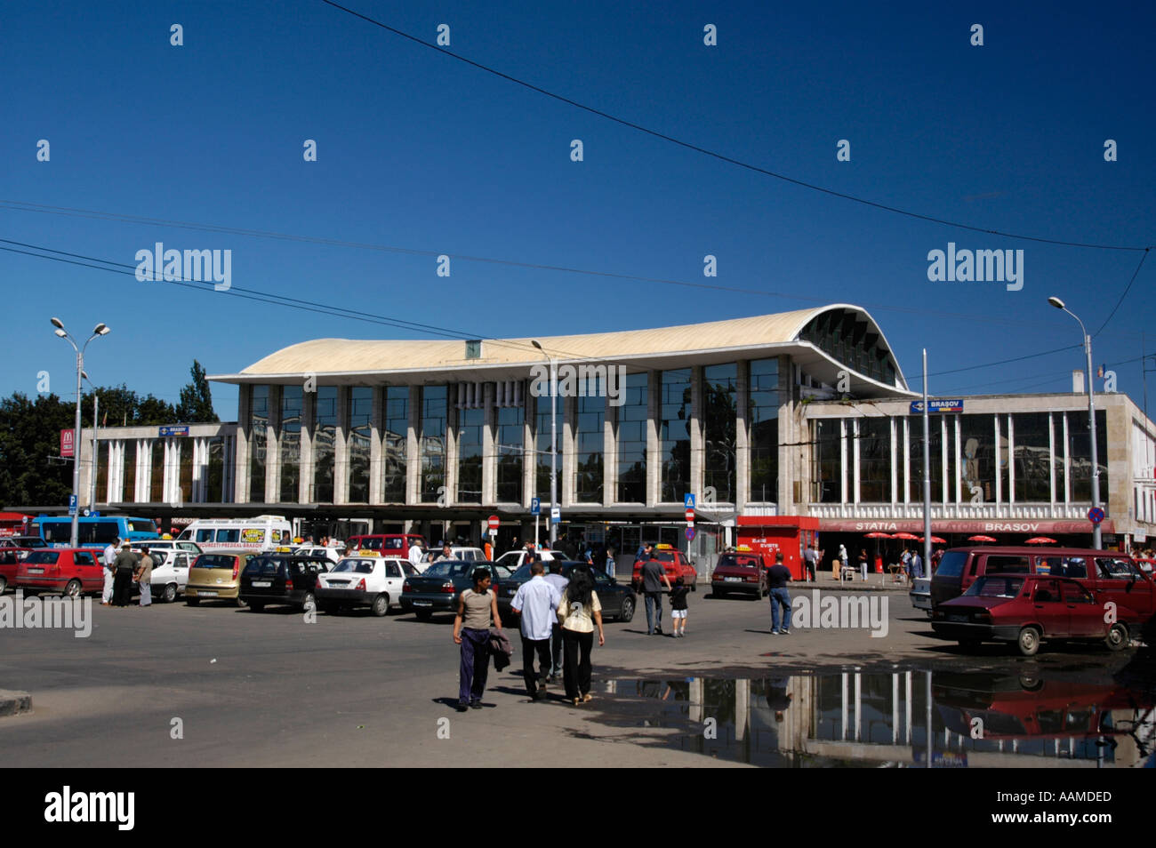Brasov, railway station Stock Photo - Alamy