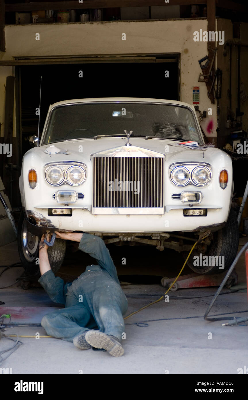 Rolls royce car man hi-res stock photography and images - Alamy