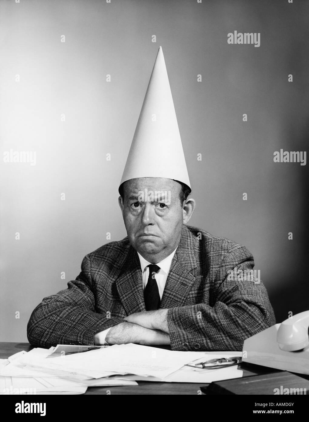 Funny Dunce Cap Cartoon