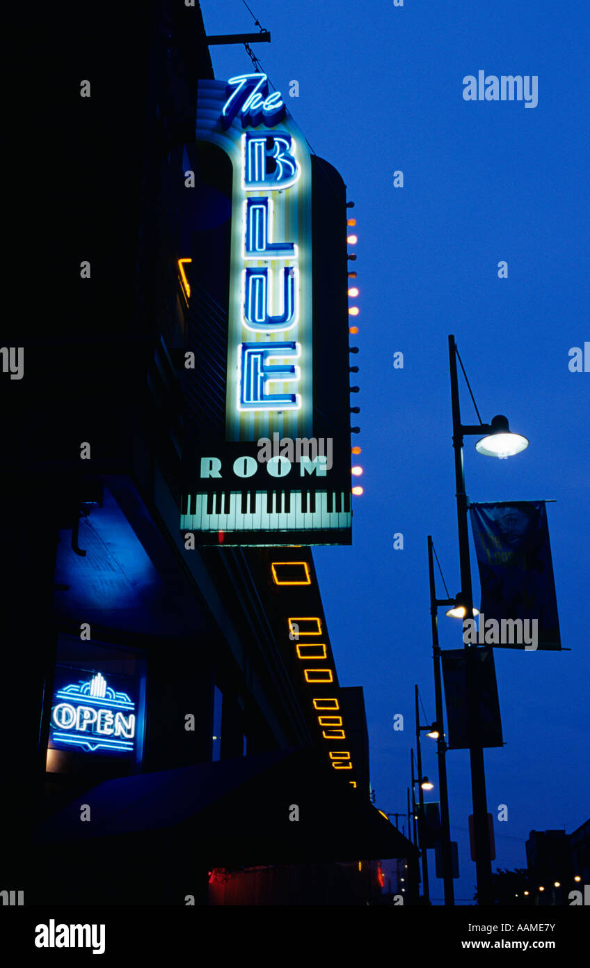 Kansas City Kansas Neon Sign For The Blue Room 18th And Vine