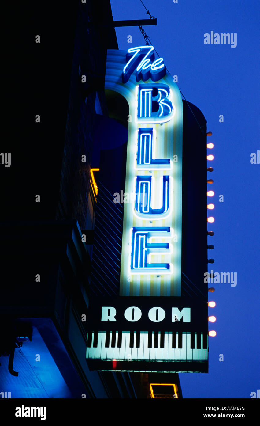 Kansas City Kansas Neon Sign For The Blue Room 18th And Vine