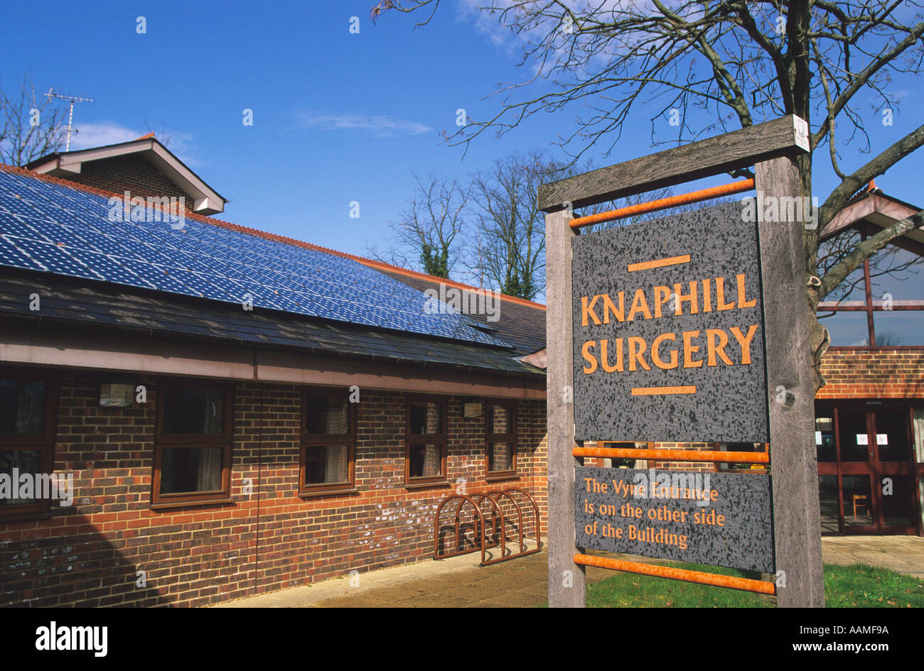 Solar powered doctors surgery in the environmentally pioneering town of