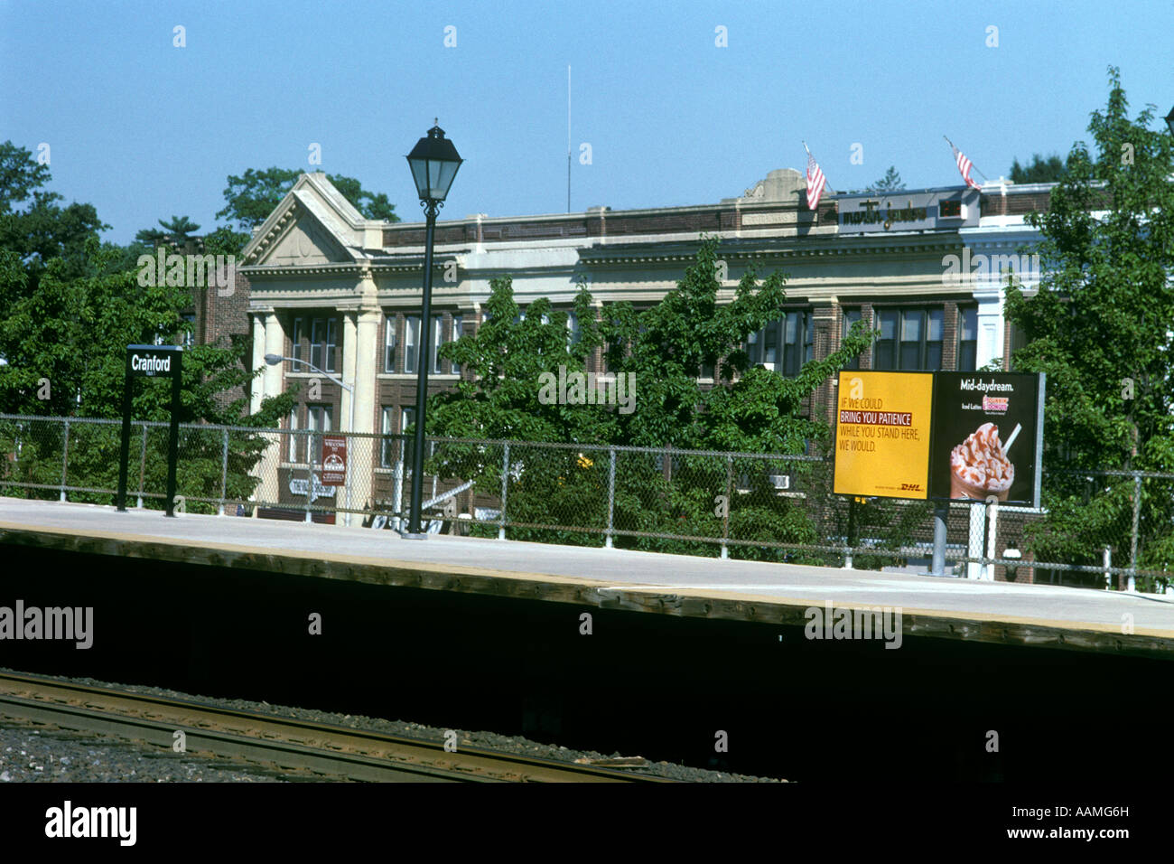 CRANFORD NEW JERSEY RAILROAD TRACKS Stock Photo Alamy