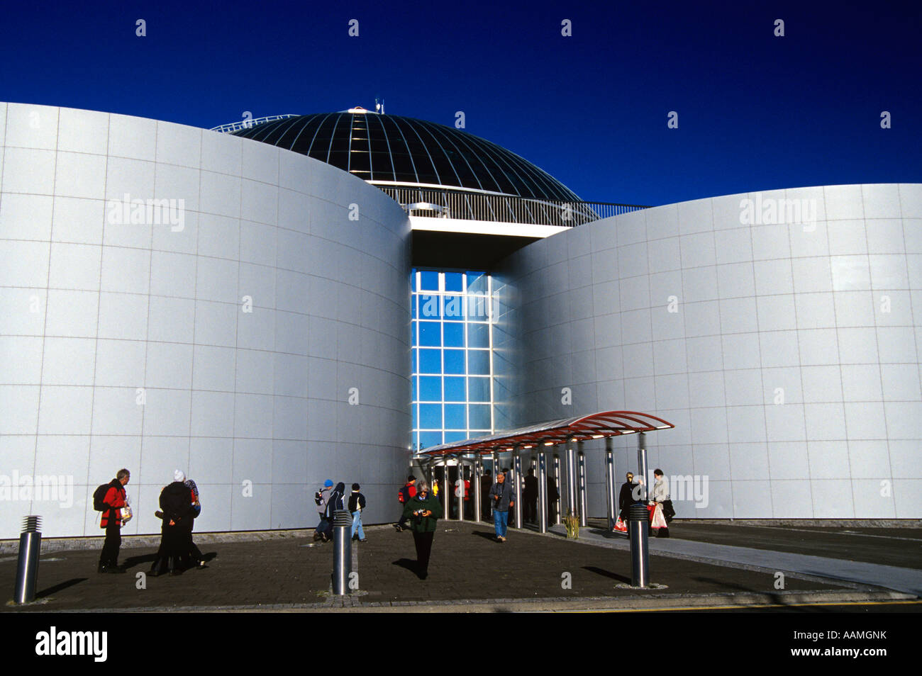 THE PEARL REYKJAVIK ICELAND REVOLVING RESTAURANT Stock Photo