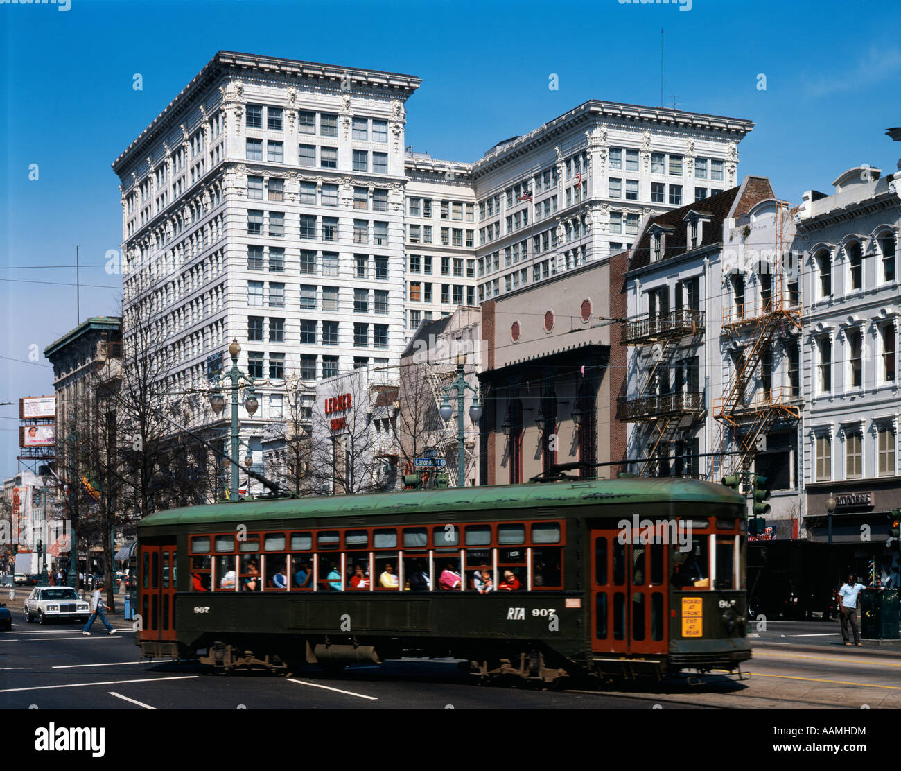 CANAL STREET NEW ORLEANS LA Stock Photo Alamy