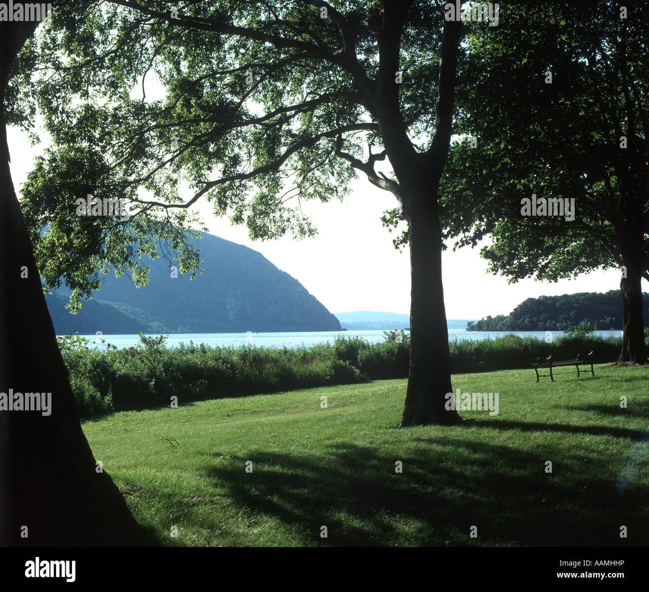 The Hudson River And Storm King Mountain Seen From Town Of Cold Stock Photo Alamy