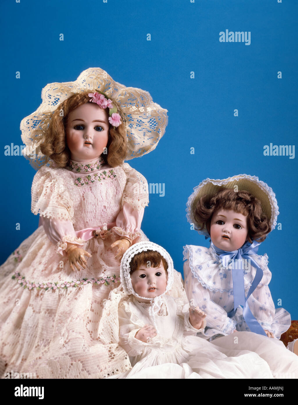 PORCELAIN DOLLS Stock Photo