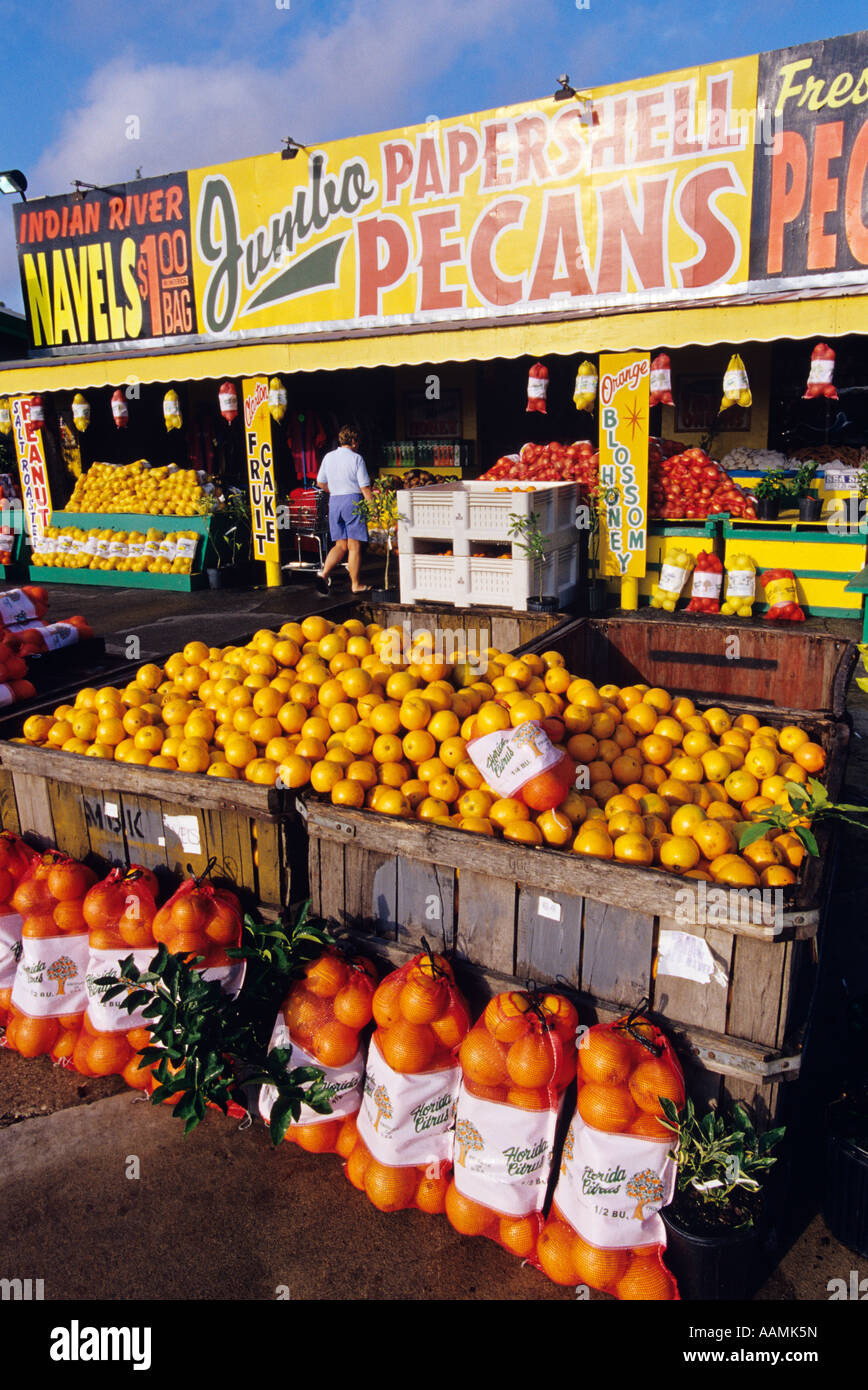 ROADSIDE CITRUS FRUIT STORE FLORIDA Stock Photo Alamy