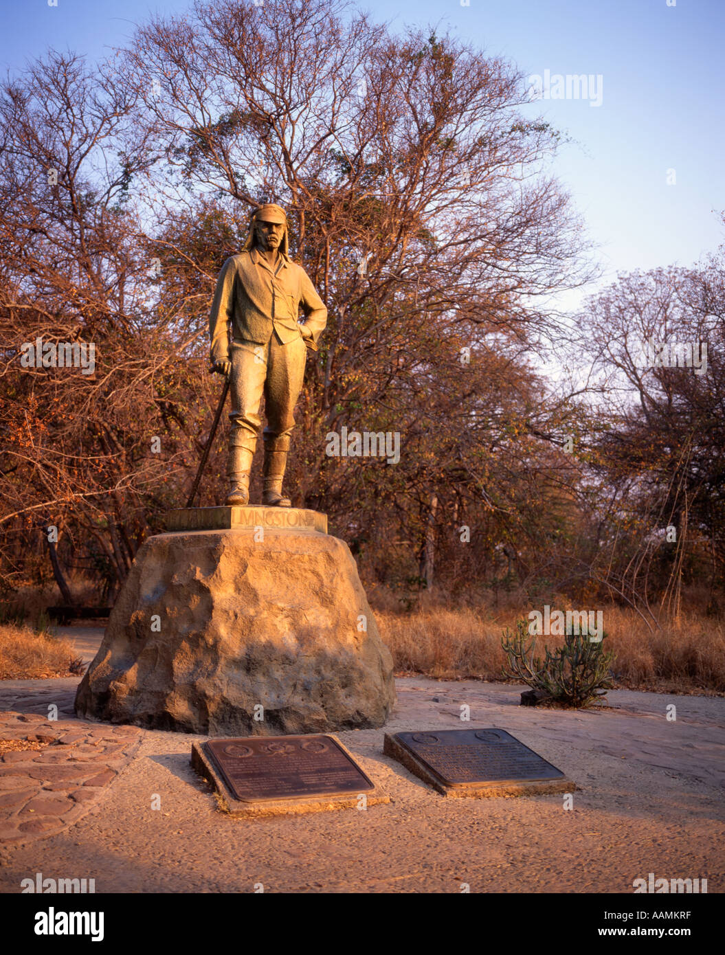 Dr Livingstone Monument, Victoria Falls, Zimbabwe Stock Photo Alamy