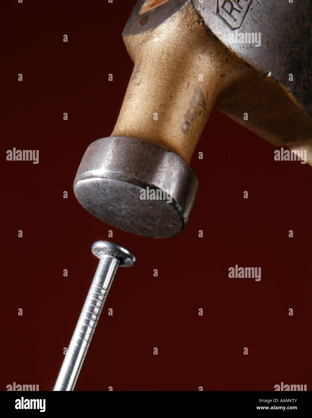Hammer Hitting Metal High Resolution Stock Photography and Images Alamy