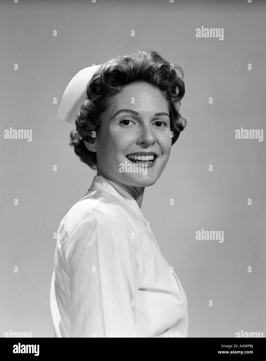 1950s nurse hi-res stock photography and images - Alamy
