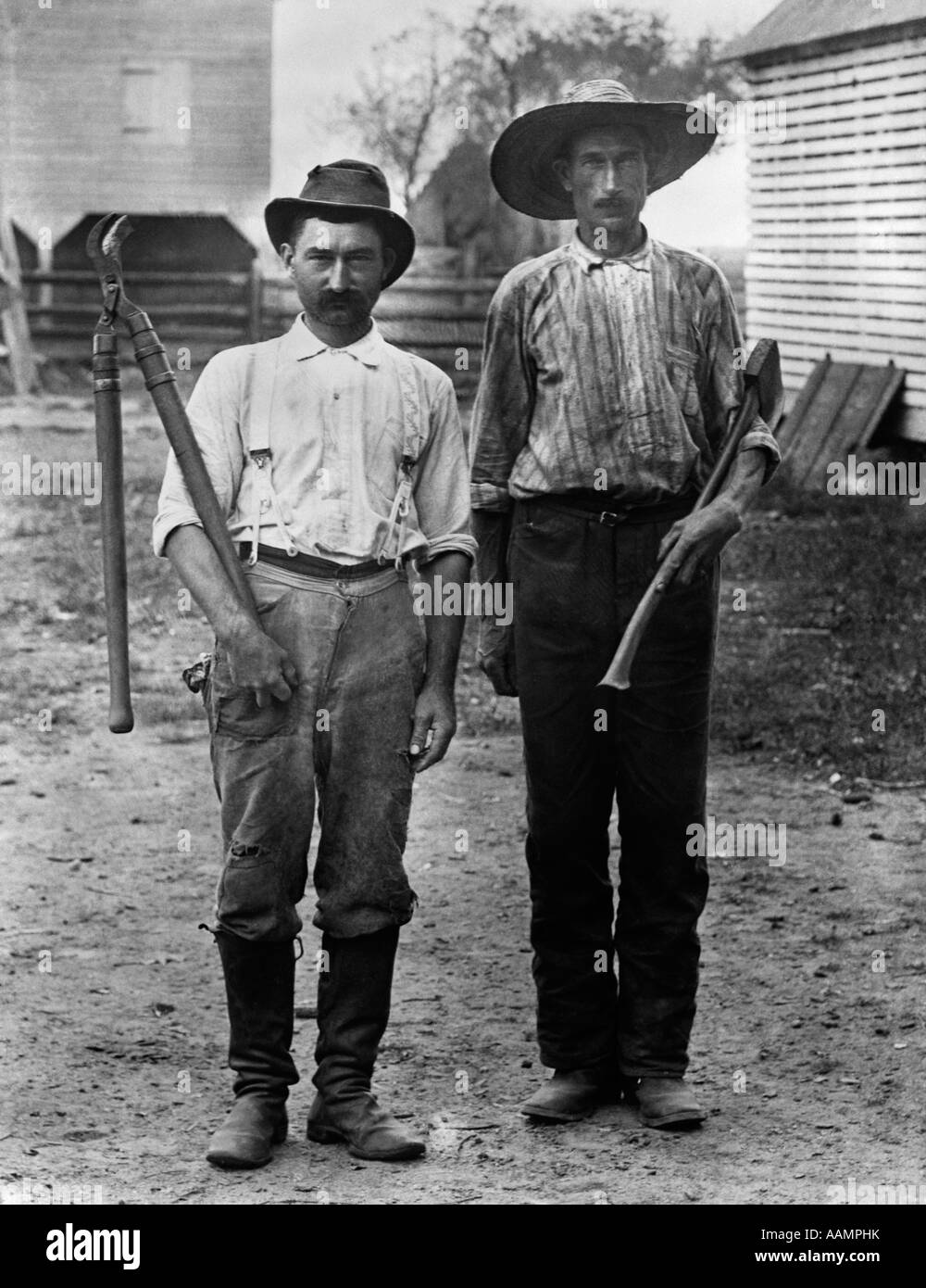 Two B&W photos of African-American men, early 1900s Two B&W photos of African-American men, early 1900s