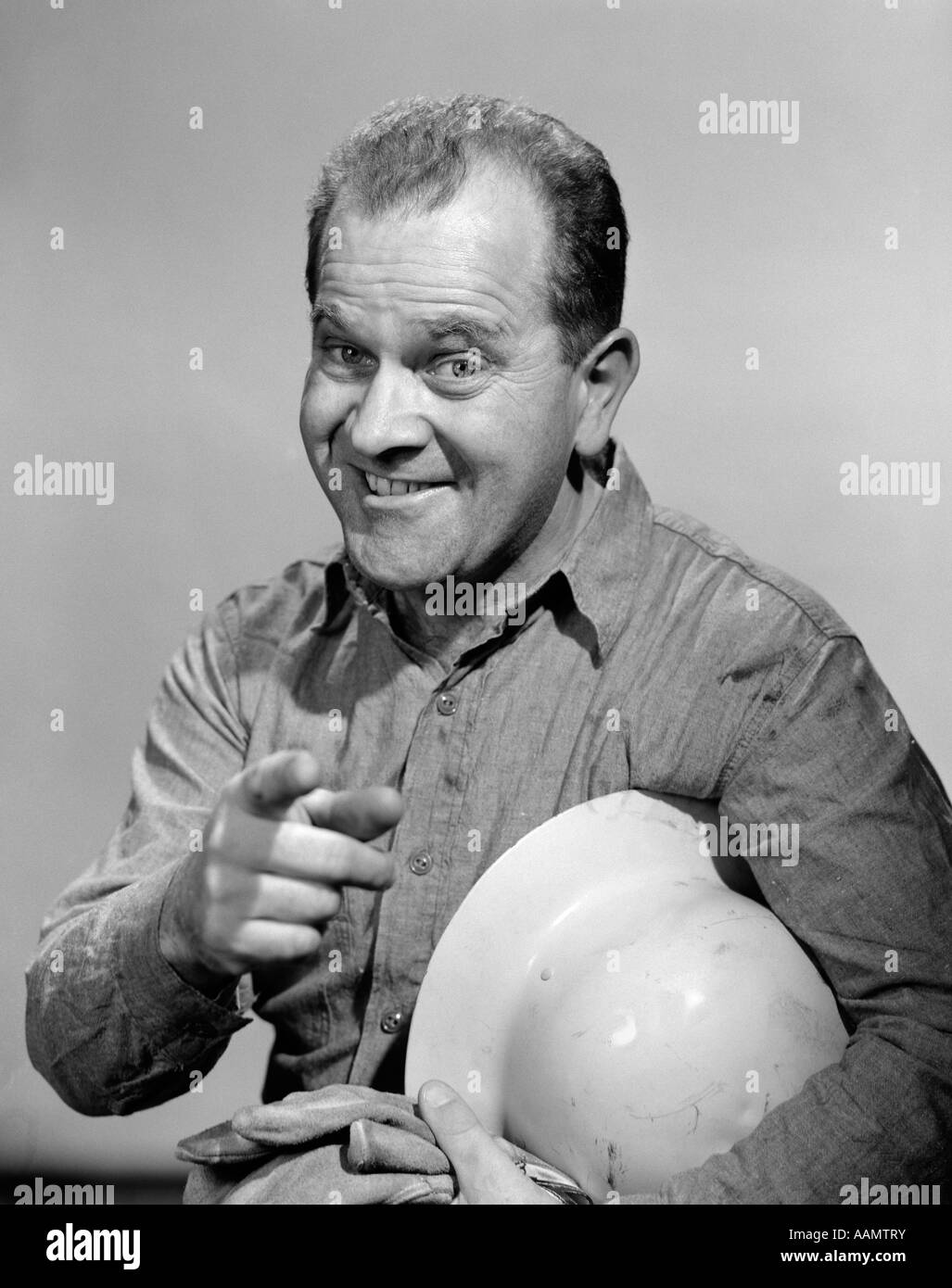 Workman portrait Black and White Stock Photos & Images - Alamy