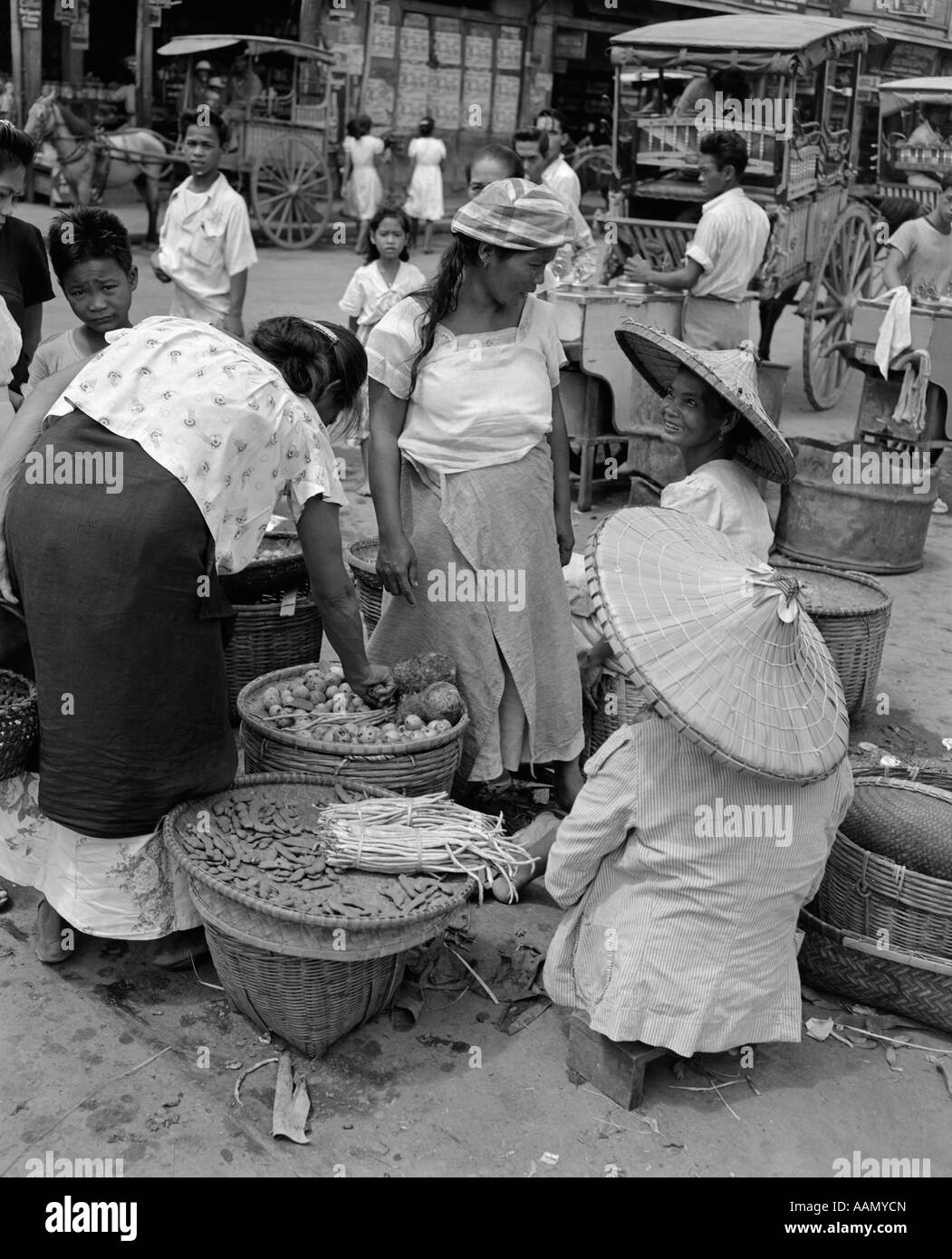 Philippine woman vintage hi-res stock photography and images
