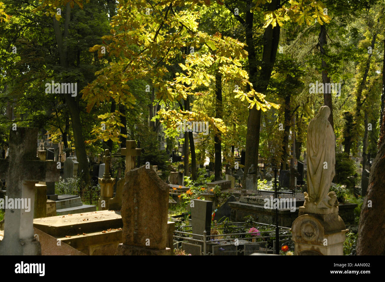 Lviv, Lychakivske graveyard Stock Photo