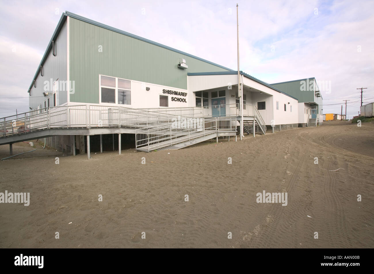 Shishmaref schoo Shishmaref alaska Stock Photo Alamy