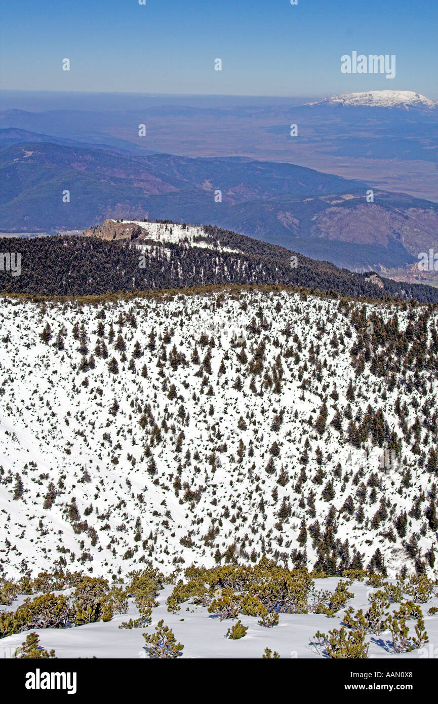 Yastrabets Mountains Near Borovets In Bulgaria Stock Photo